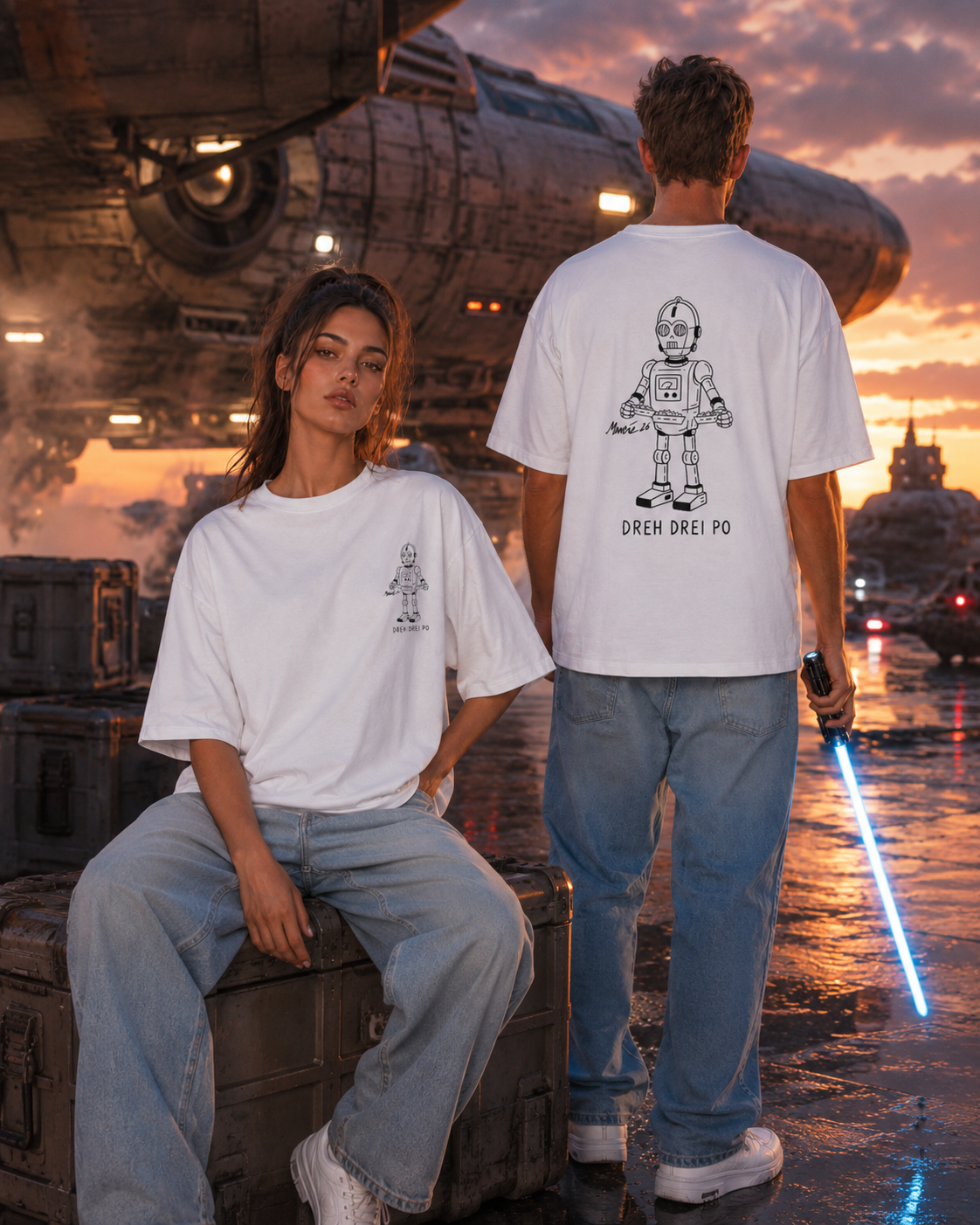DREH3PO - Retro Robo Shirt
