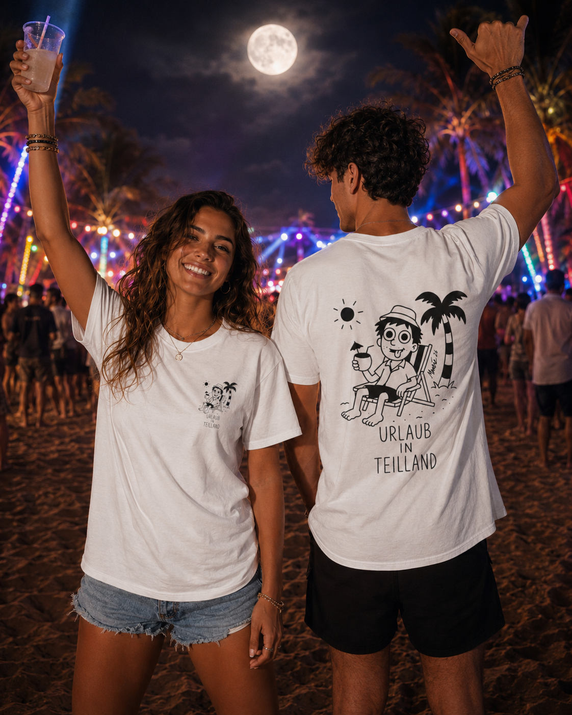 URLAUB IN TEILLAND - Partyshirt